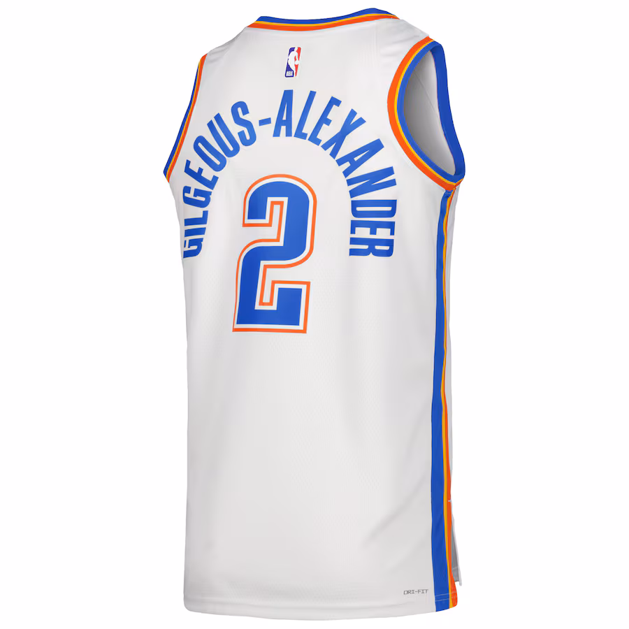 Shai Gilgeous-Alexander Oklahoma City Thunder, edición asociación, Blanco