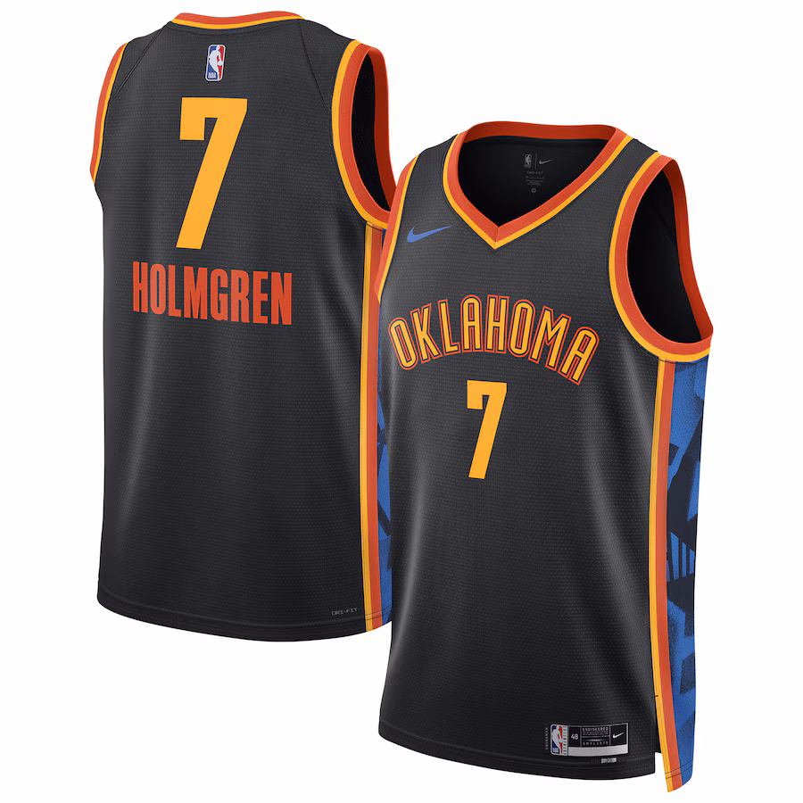 Maillot Chet Holmgren OKC Thunder City Edition 24/25