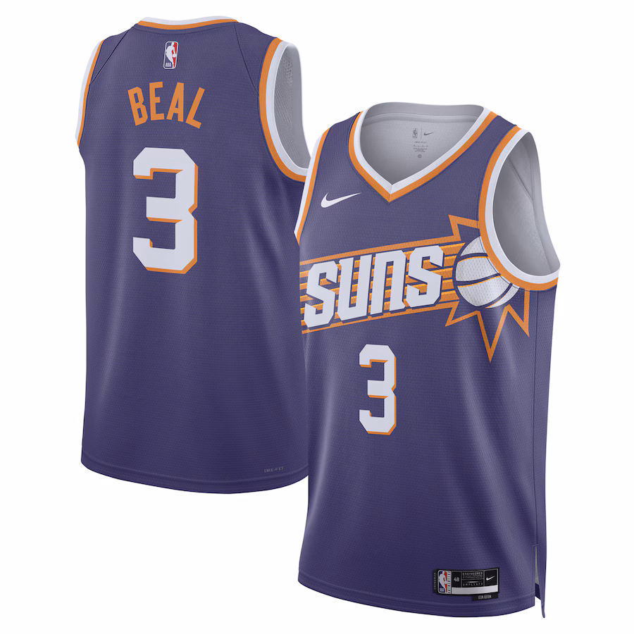 Bradley Beal Phoenix Suns Unisex Swingman-Trikot - Icon Edition - Lila
