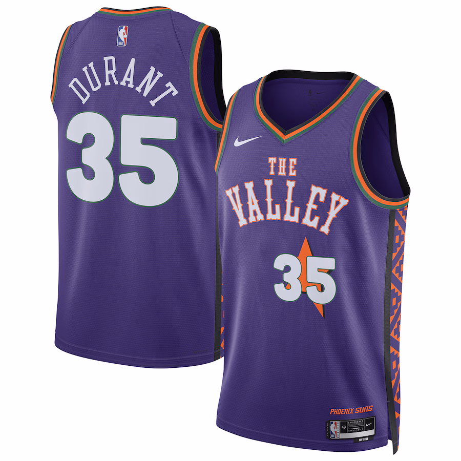 Maillot Kevin Durant Phoenix Suns City Edition 24/25 (Unisexe)