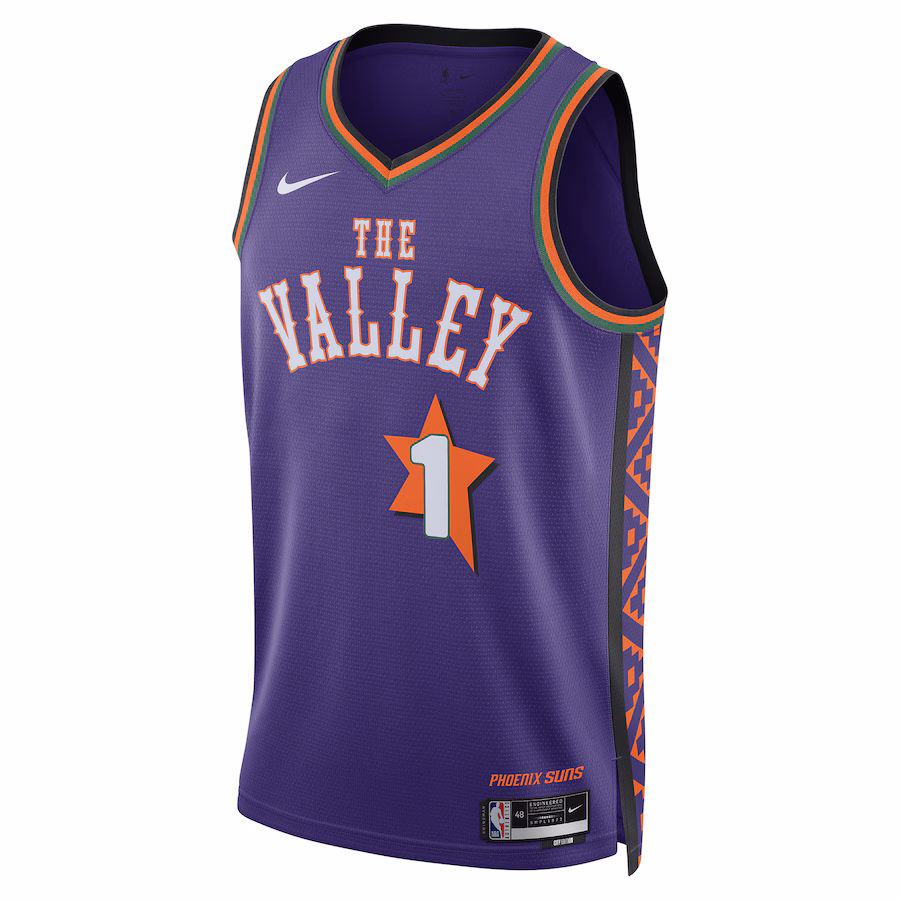 Devin Booker Phoenix Suns City Edition Trikot 2024/25 (Unisex)