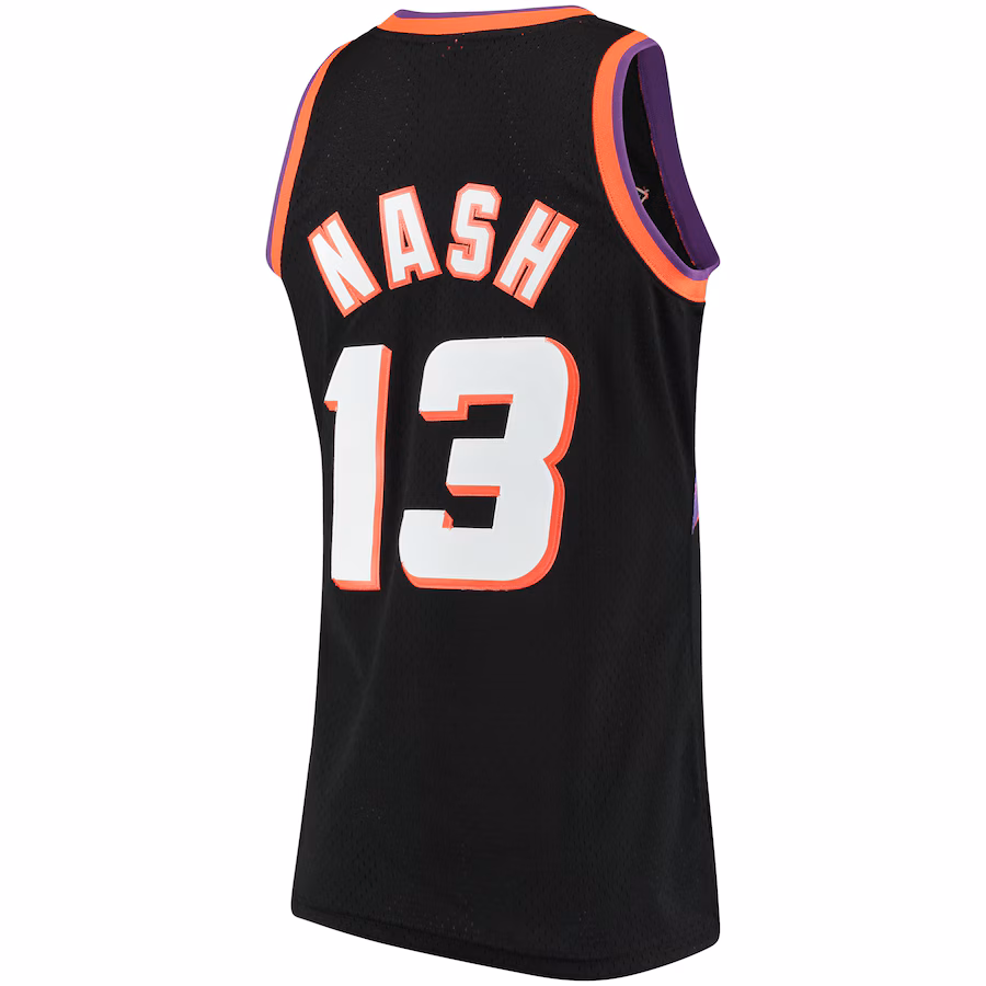 Maillot Swingman Hardwood Classics 1996/97 de Steve Nash pour les Phoenix Suns de Mitchell & Ness - Noir