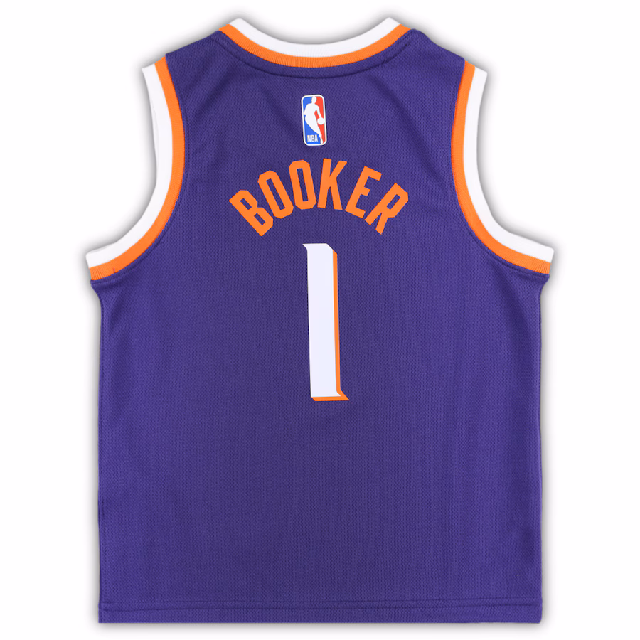 Camiseta Devin Booker Phoenix Suns Swingman para Niños (Preschool)