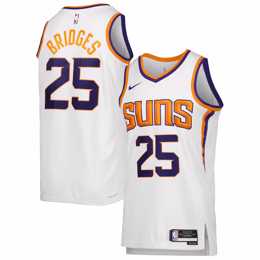 Mikal Bridges Phoenix Suns Association Edition Swingman Trikot (Unisex)