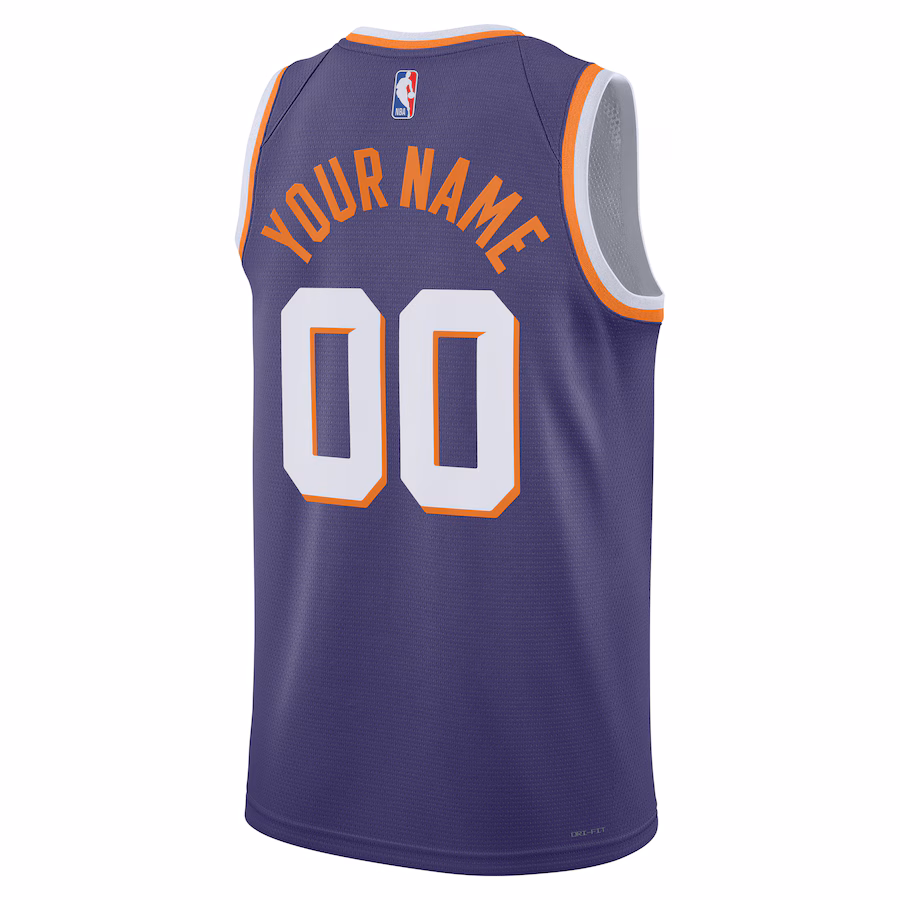 Maglia personalizzata Swingman unisex dei Phoenix Suns - Edizione Icona - Viola
