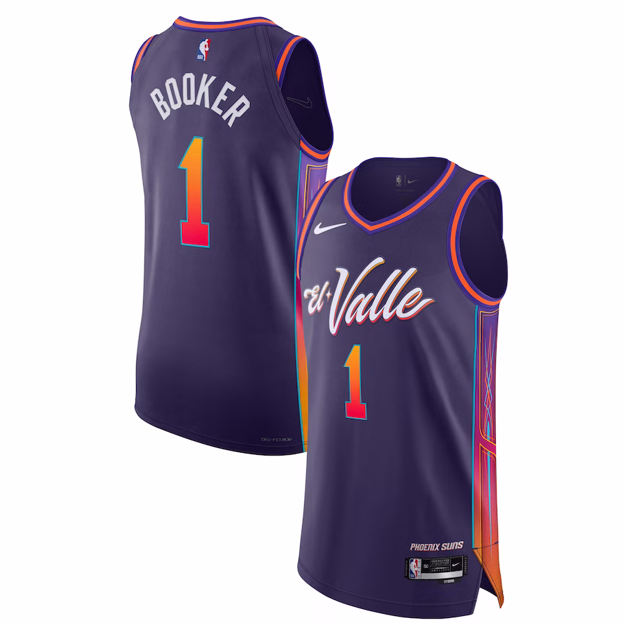 Devin Booker Phoenix Suns Trikot - City Edition - Lila