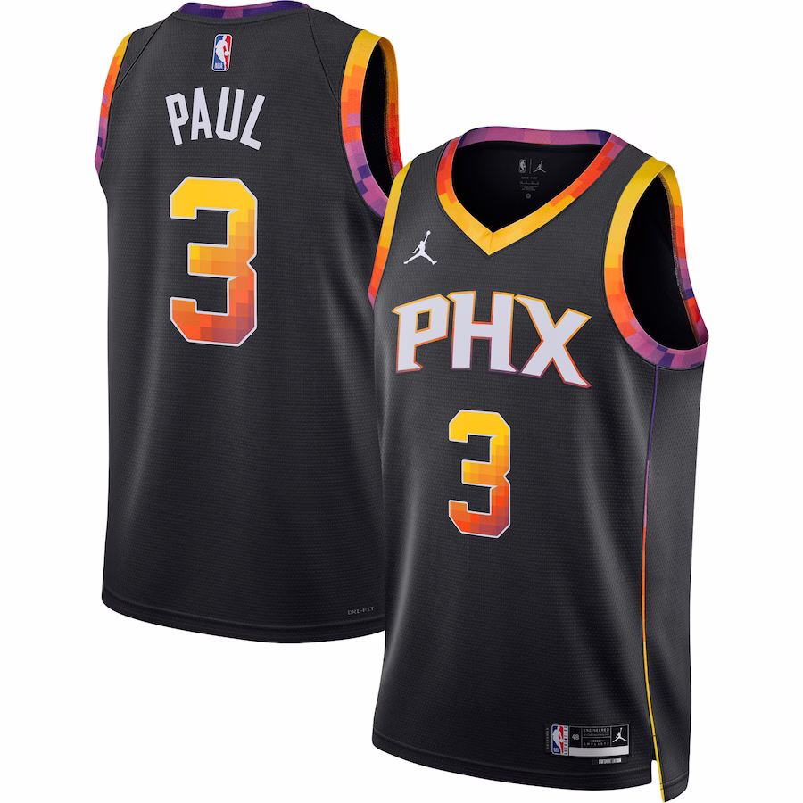 Chris Paul Phoenix Suns Jordan Brand Unisex Swingman-Trikot - Statement Edition - Schwarz