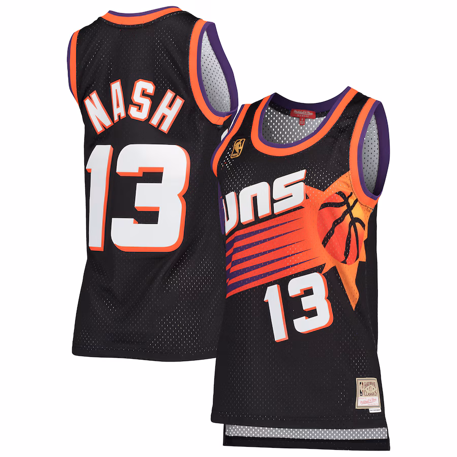 Steve Nash Phoenix Suns Mitchell & Ness Damen Hardwood Classics Swingman - Trikot - Schwarz