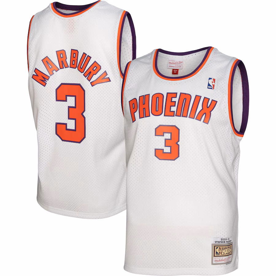 Maillot Stephon Marbury Phoenix Suns Mitchell & Ness 2002/03 Vintage Swingman