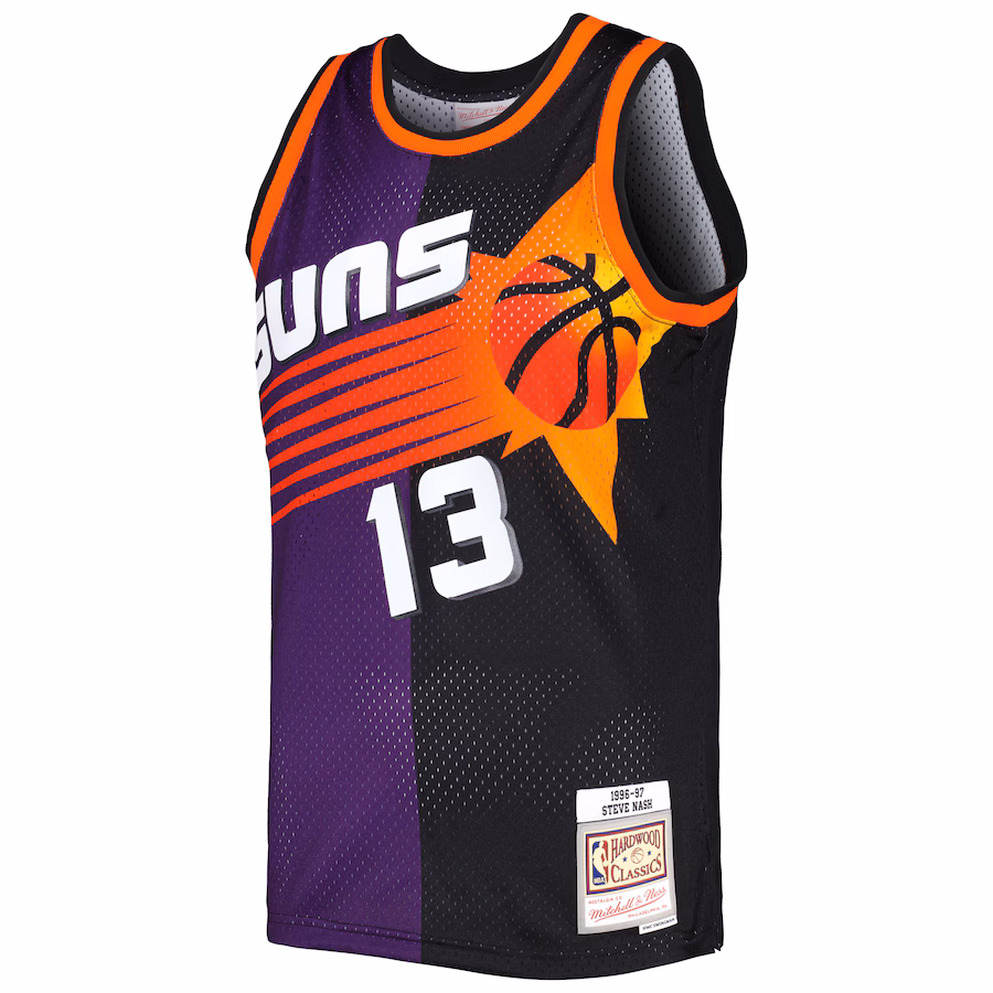 Maillot Steve Nash Phoenix Suns Mitchell & Ness 1996/97 Hardwood Classics