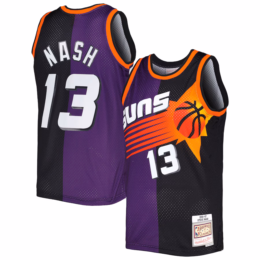 Maillot Steve Nash Phoenix Suns Mitchell & Ness 1996/97 Hardwood Classics