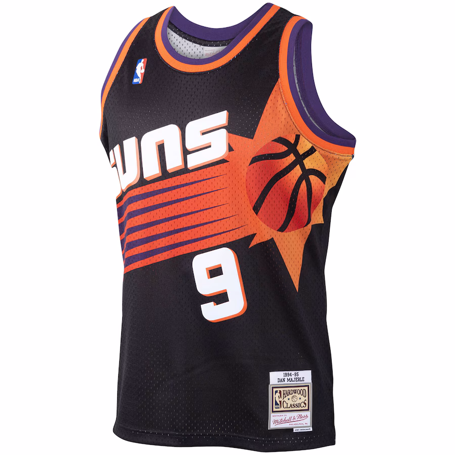 Maillot d'Édition Fan des Hardwood Classics 1994/95 de Dan Majerle pour les Phoenix Suns de Mitchell & Ness - Noir