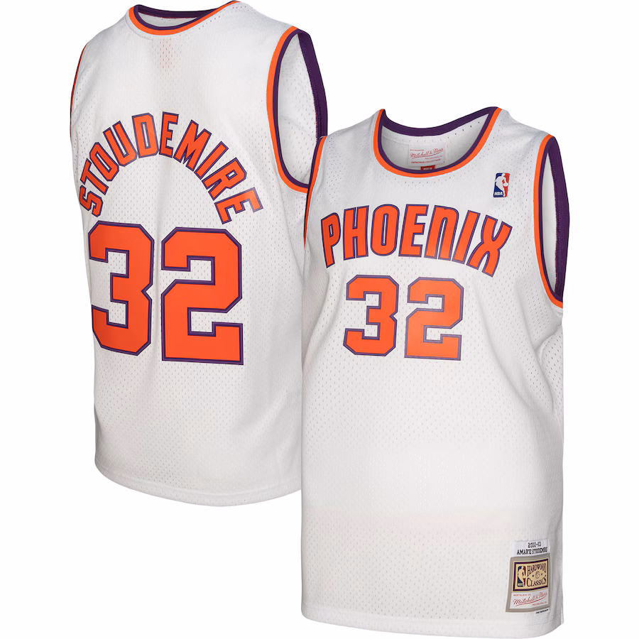 Maillot Amar'e Stoudemire Phoenix Suns Mitchell & Ness 2002/03 Vintage