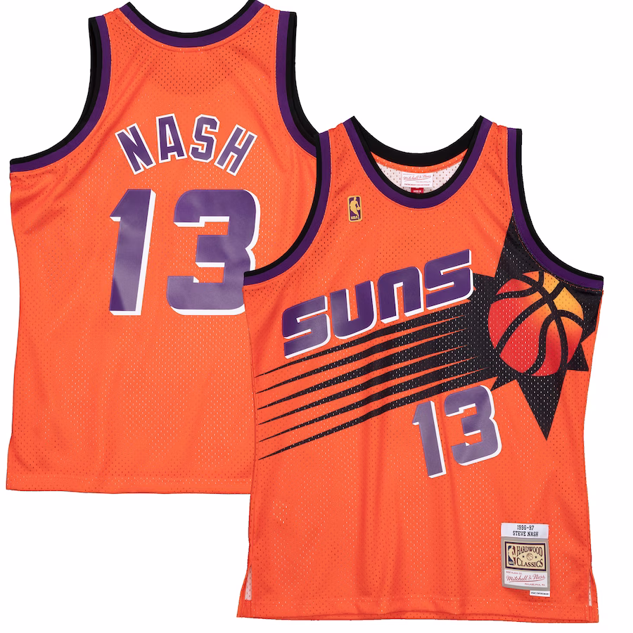 Maillot Steve Nash Phoenix Suns Mitchell & Ness Reload 2.0 Swingman 96-97