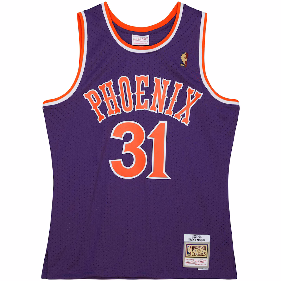 Maillot d'Édition Fan Classique 2005/06 de Shawn Marion pour les Phoenix Suns de Mitchell & Ness - Violet