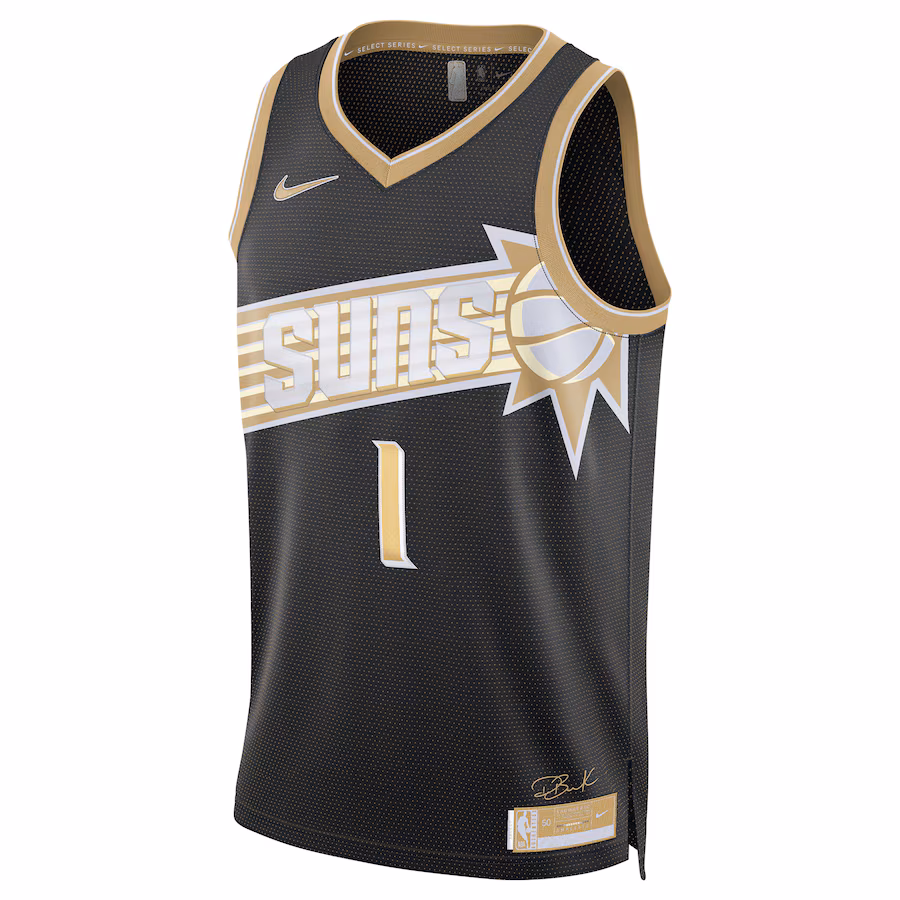 Maillot Swingman de la Sélection Série Unisexe de Devin Booker pour les Phoenix Suns - Noir