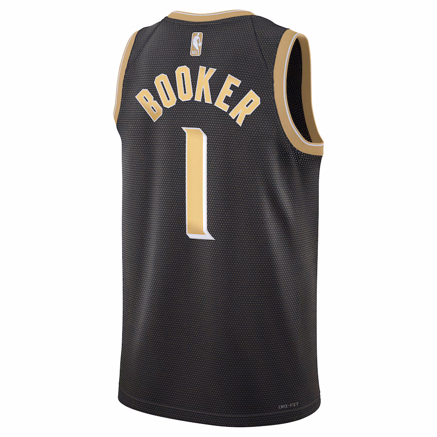 Maillot Swingman de la Sélection Série Unisexe de Devin Booker pour les Phoenix Suns - Noir