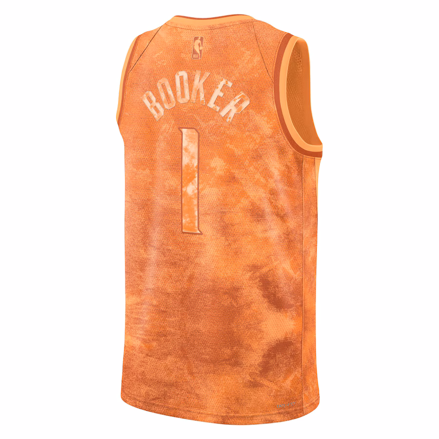 Camiseta Swingman Unisex de la Select Series de Devin Booker para los Phoenix Suns - Naranja