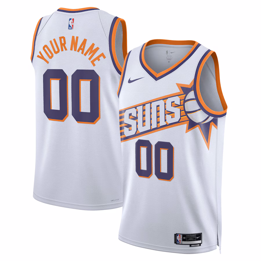 Phoenix Suns Unisex Swingman Anpassbares Trikot - Weiß