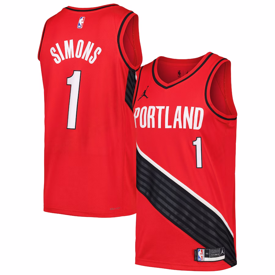 Anfernee Simons, Portland Trail Blazers, edición Declaración, Rojo