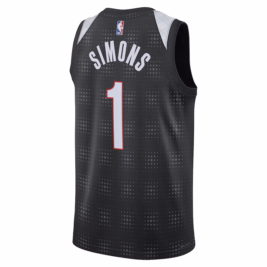 Anfernee Simons, Portland Trail Blazers, Édition Ville 2024/25, Noir