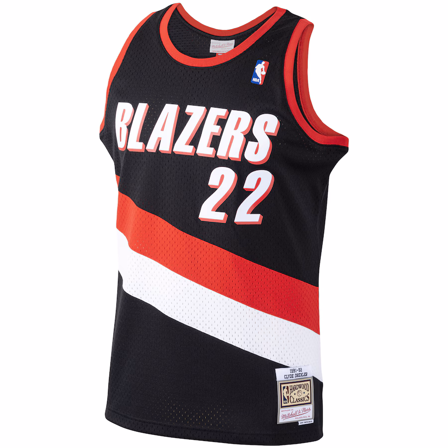 Clyde Drexler, Portland Trail Blazers, edición clásica 1991/92, Negro