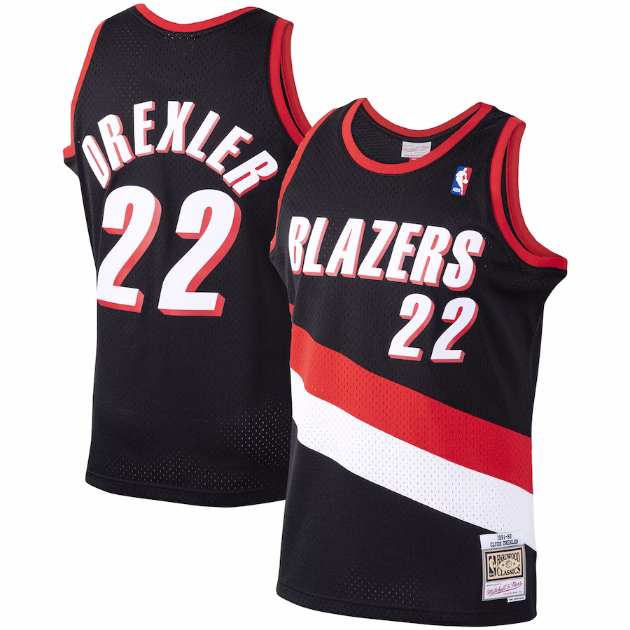 Clyde Drexler, Portland Trail Blazers, edizione classica 1991/92, Nero