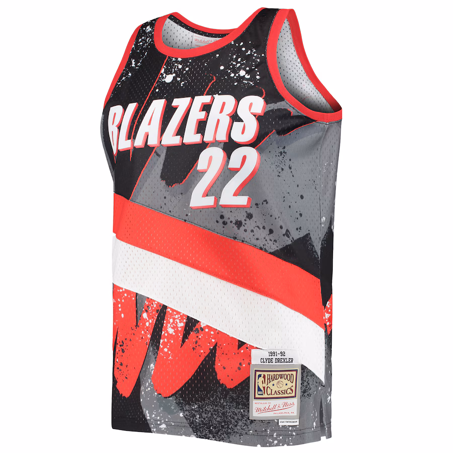 Clyde Drexler, Portland Trail Blazers, 1991/92, Negro