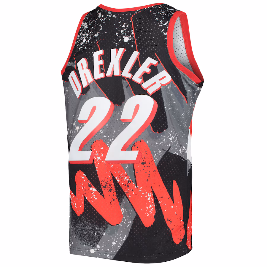 Clyde Drexler, Portland Trail Blazers, 1991/92, Negro