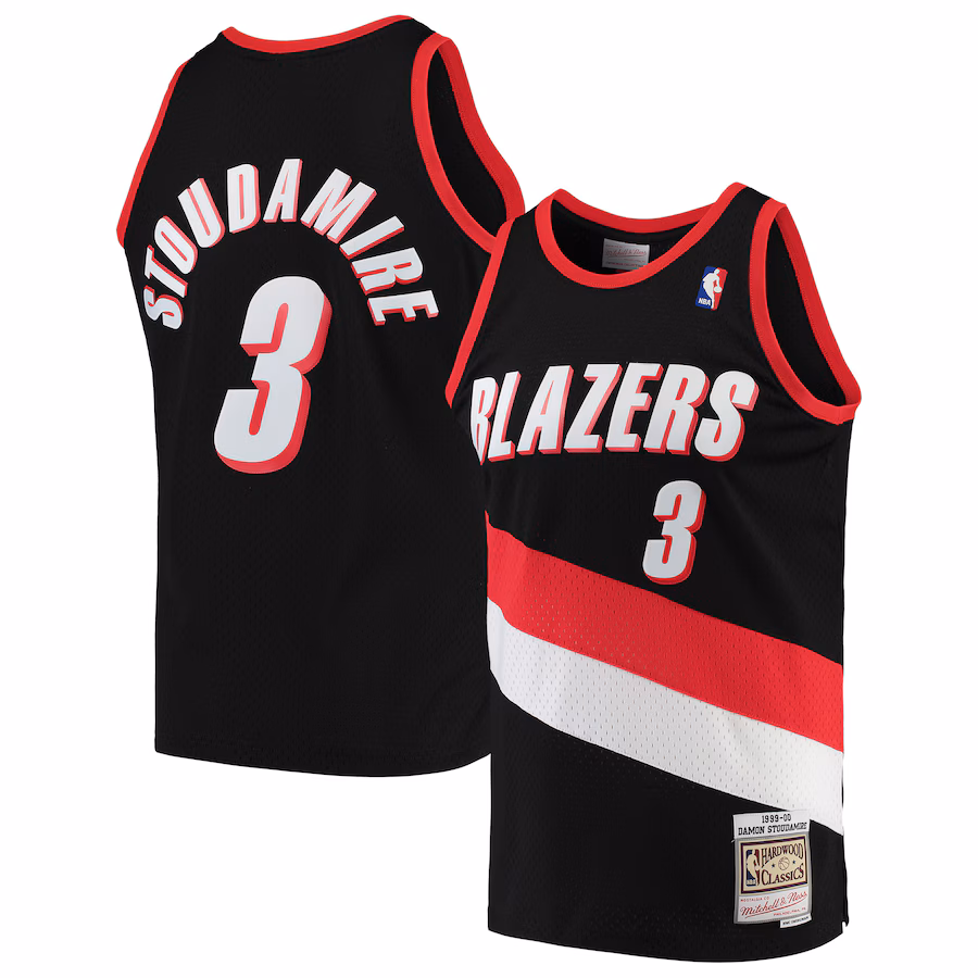 Damon Stoudamire, Portland Trail Blazers, 1999/00, Nero