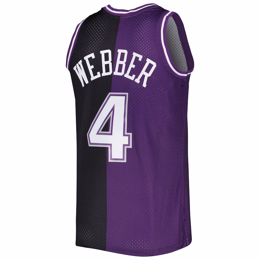 Chris Webber, Sacramento Kings, 2000/01, Violet/Noir
