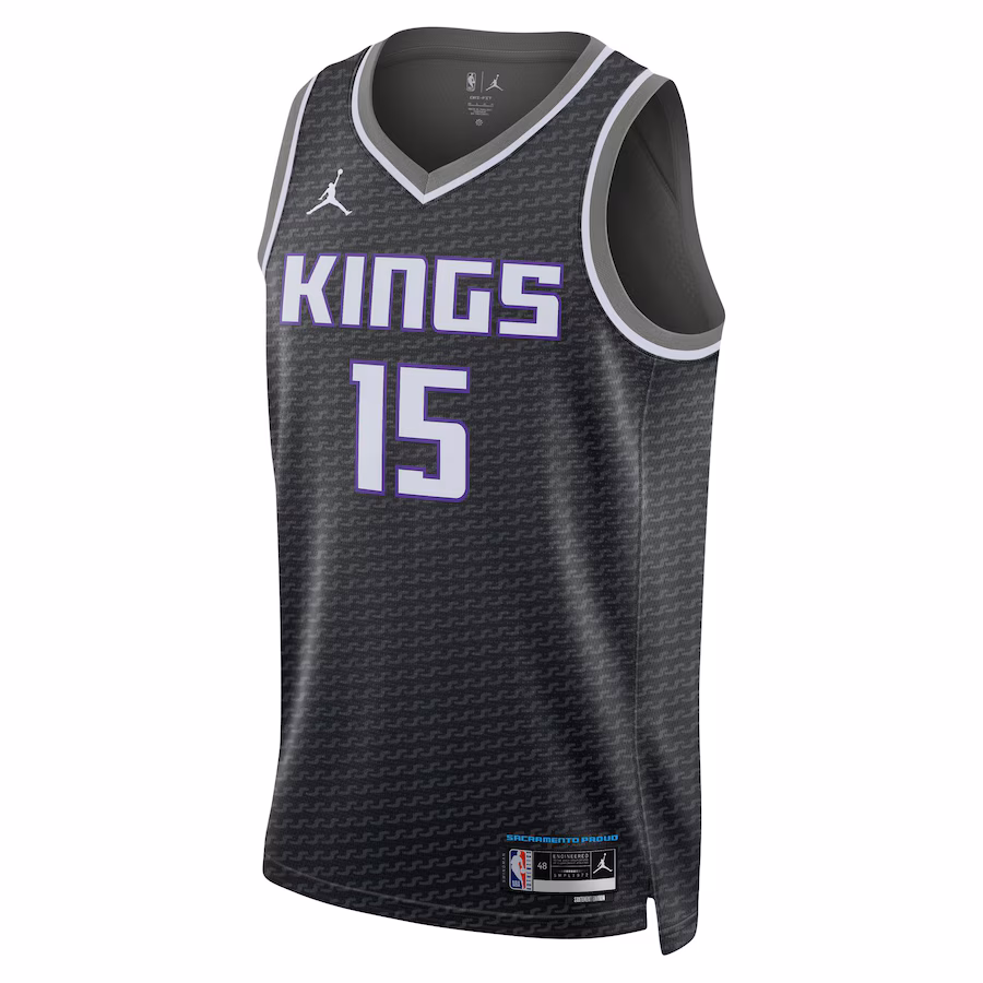 Davion Mitchell, Sacramento Kings, Statement Edition, Schwarz