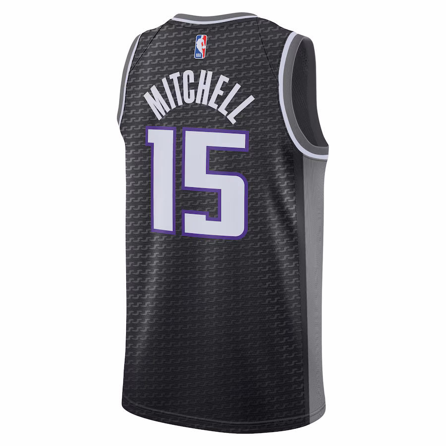Davion Mitchell, Sacramento Kings, Statement Edition, Schwarz