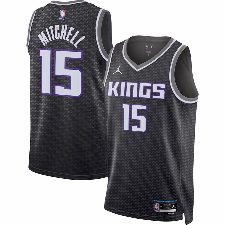Davion Mitchell, Sacramento Kings, Édition Statement, Noir