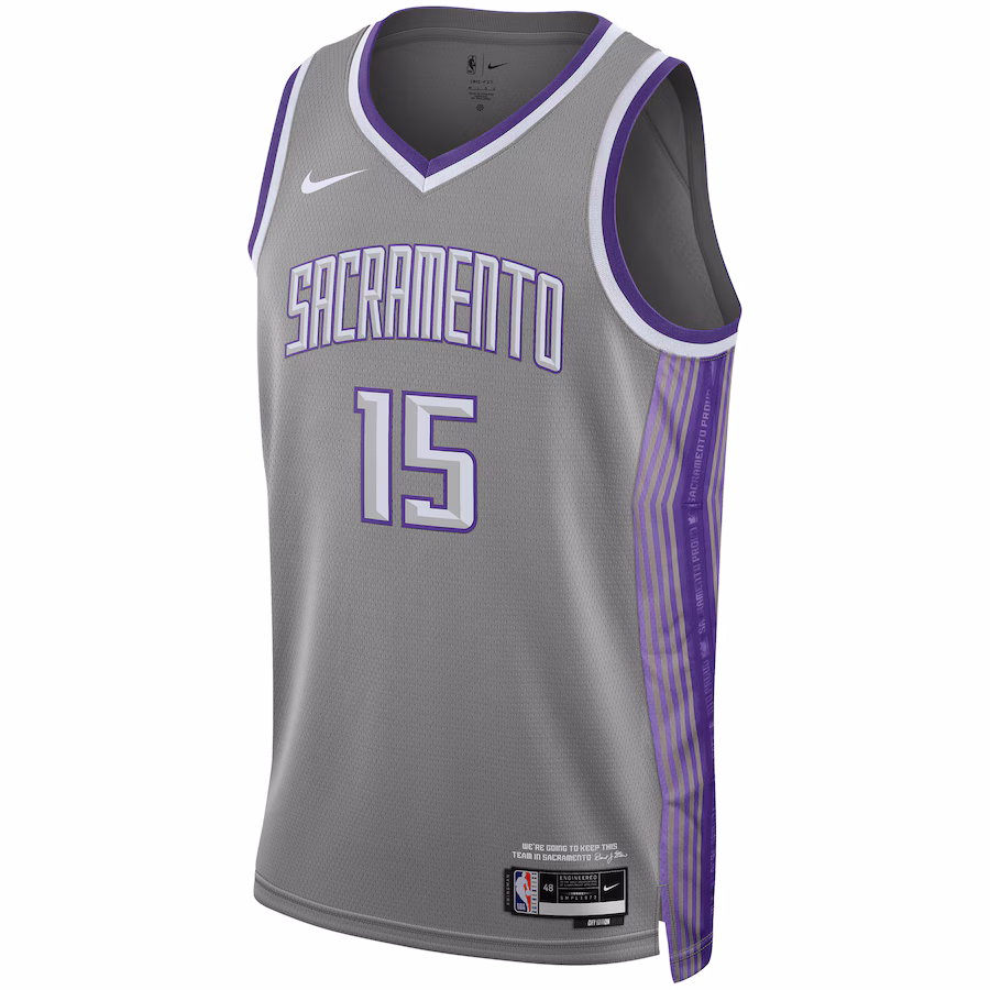 Davion Mitchell, Sacramento Kings, 2022/23, City Edition, Dunkelgrau