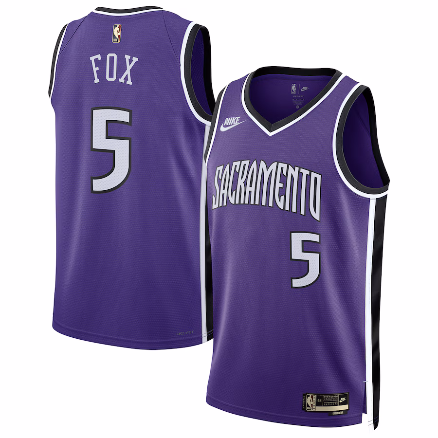 De'Aaron Fox Sacramento Kings 2024/25 Classic Edition Trikot