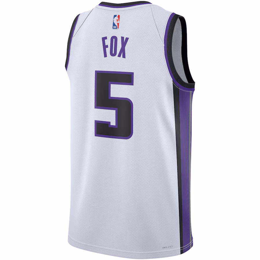 De'Aaron Fox, Sacramento Kings, Association Edition, Weiß