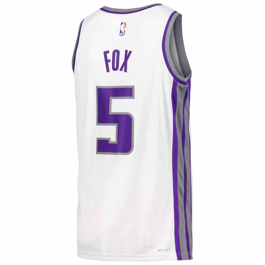 De'Aaron Fox, Sacramento Kings, Édition Association, Blanc