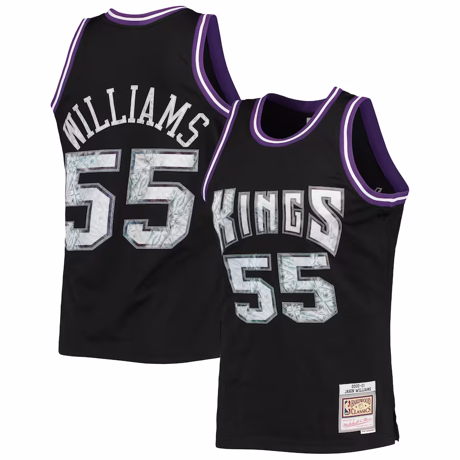 Maillot Jason Williams Sacramento Kings 2000/01 – NBA 75th Anniversary Diamond HWC