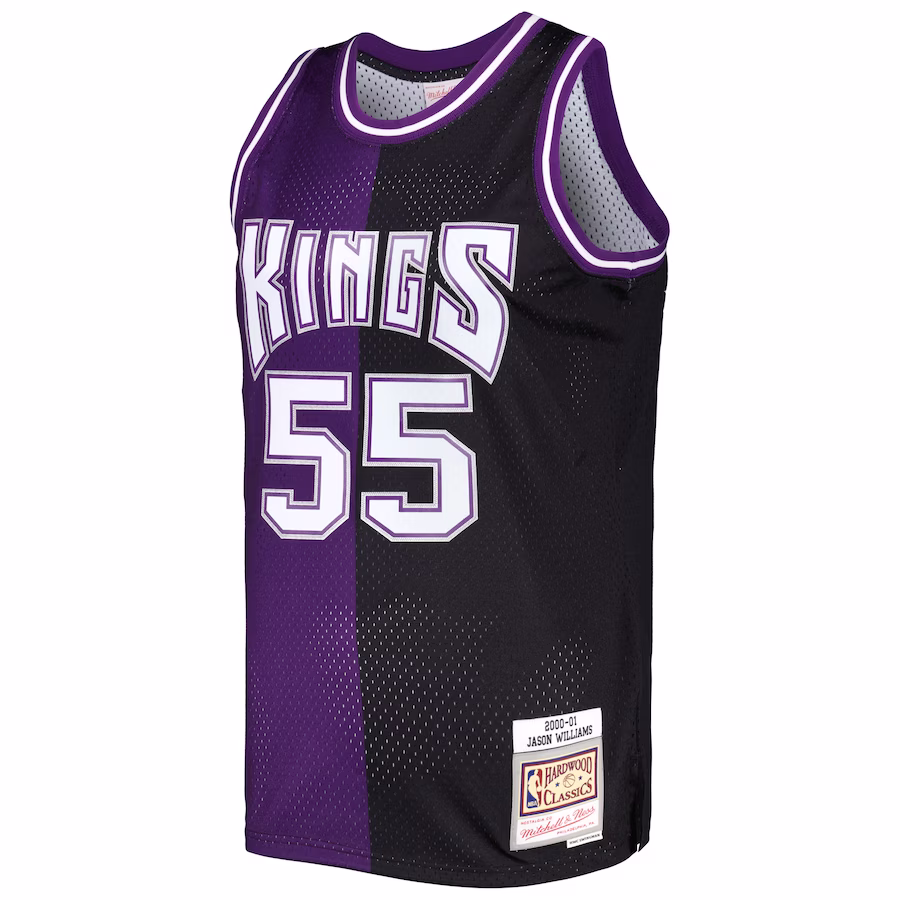 Jason Williams, Sacramento Kings, 2000/01, Violet/Noir