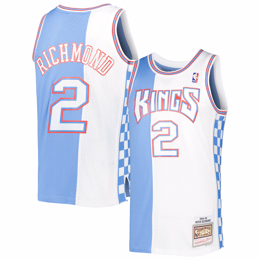 Mitch Richmond, Sacramento Kings, 1994-95, Blanc