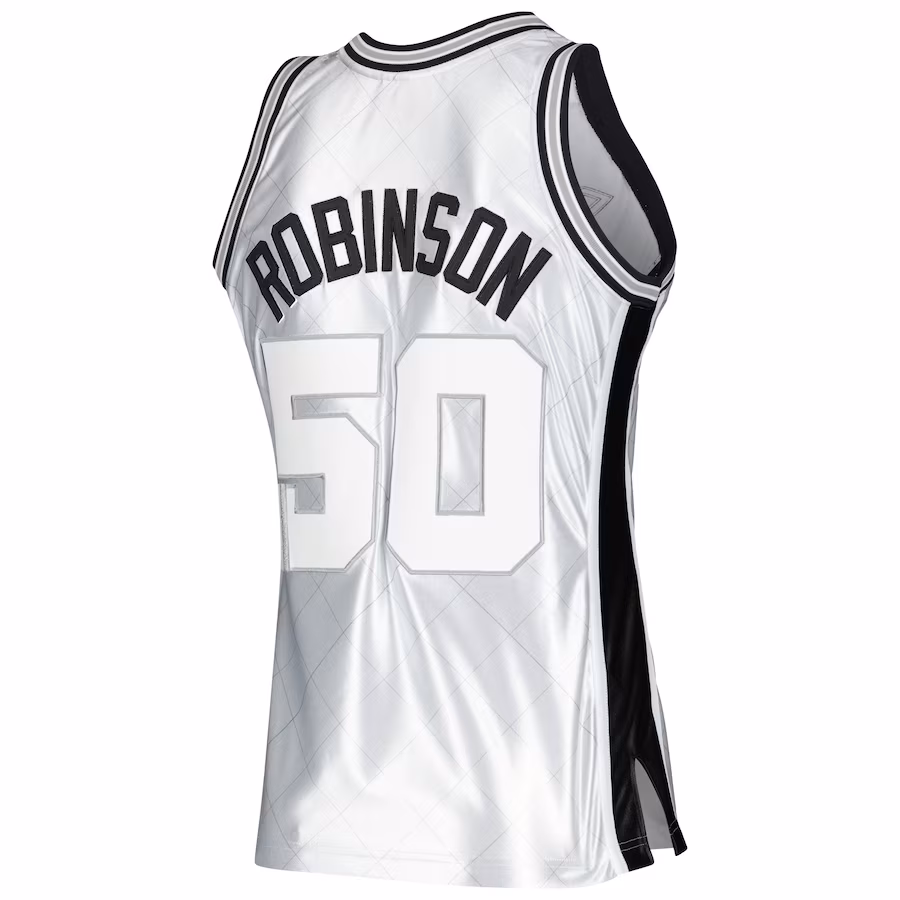 Camiseta David Robinson San Antonio Spurs 1998/99 75th Anniversary Platinum