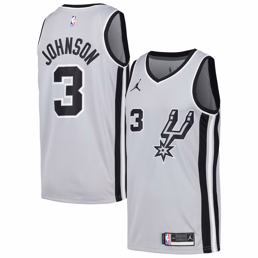 Keldon Johnson, San Antonio Spurs, Statement Edition, Silber