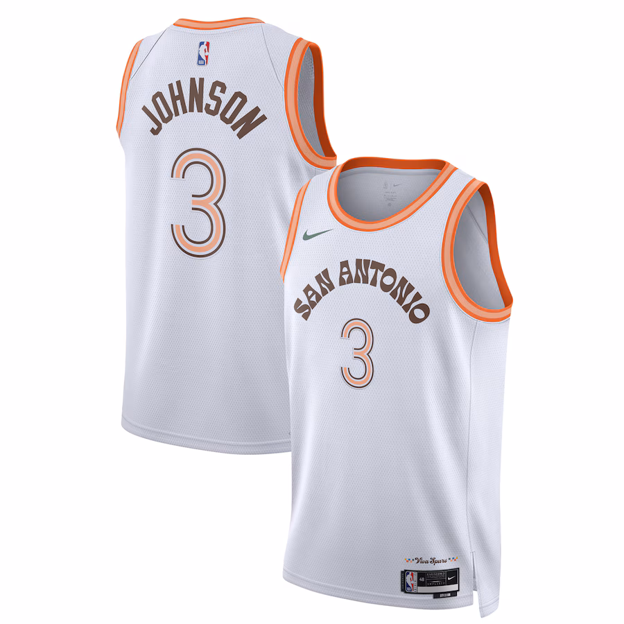 Canotta Keldon Johnson San Antonio Spurs 2023/24 City Edition - Unisex