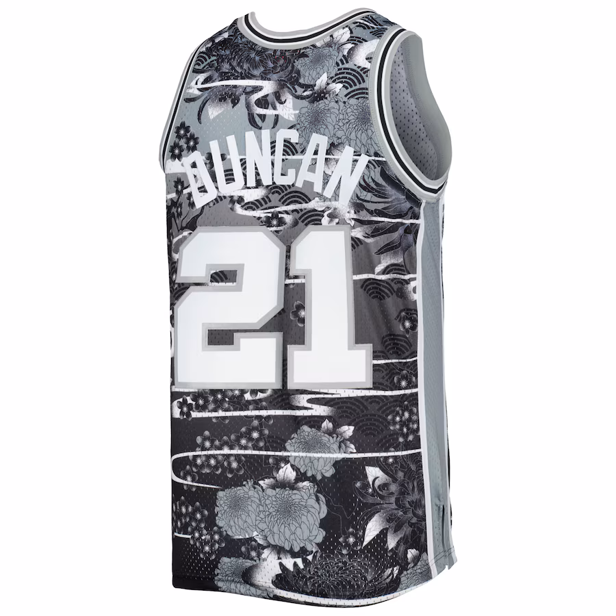 Tim Duncan San Antonio Spurs 1998/99 Lunar New Year Retro Jersey