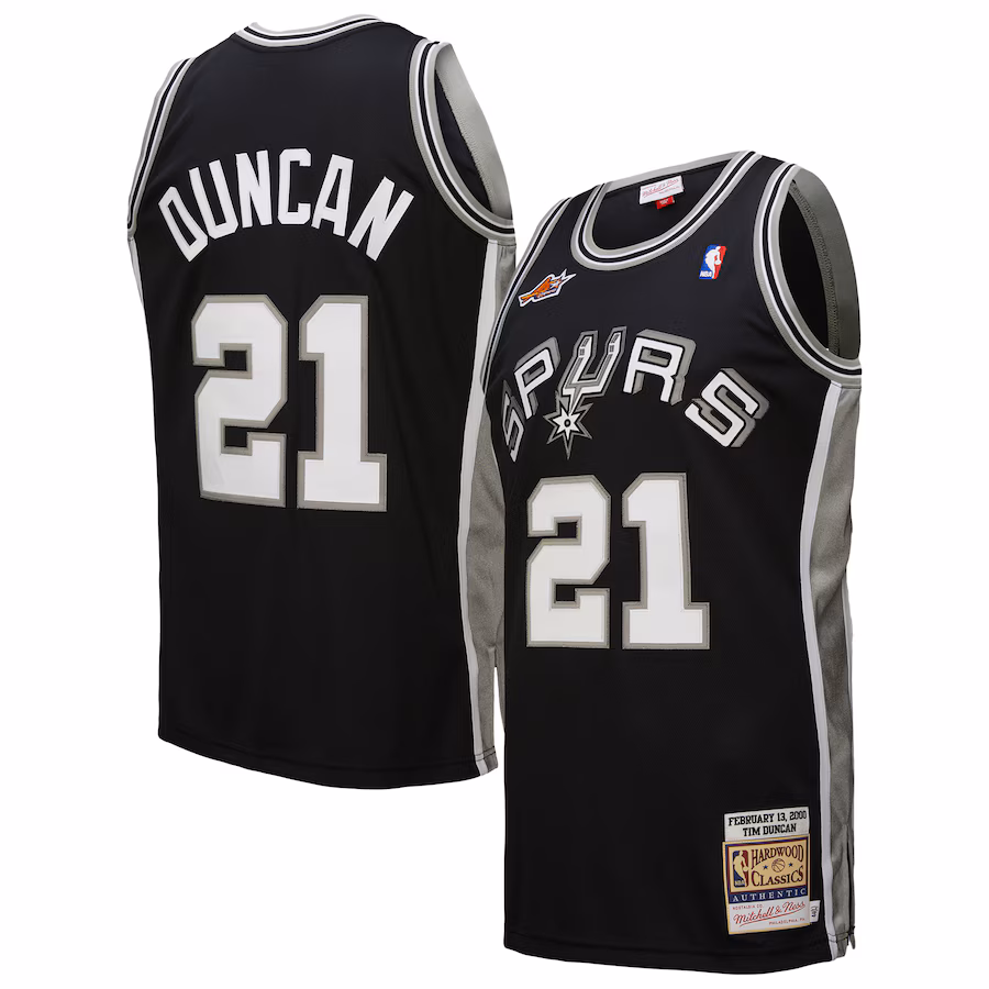 Tim Duncan, San Antonio Spurs, 2000 NBA All-Star Game, Black