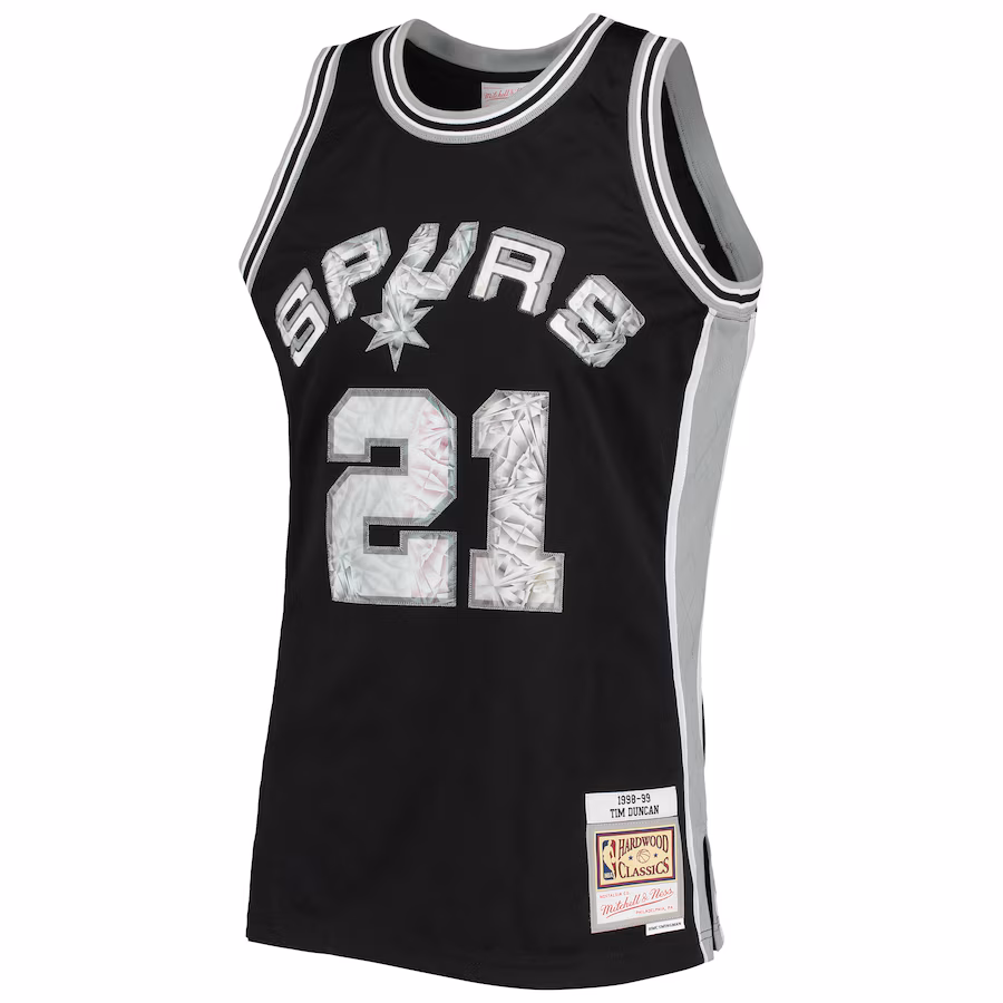 Camiseta Tim Duncan San Antonio Spurs 1998/99 75th Anniversary Diamond