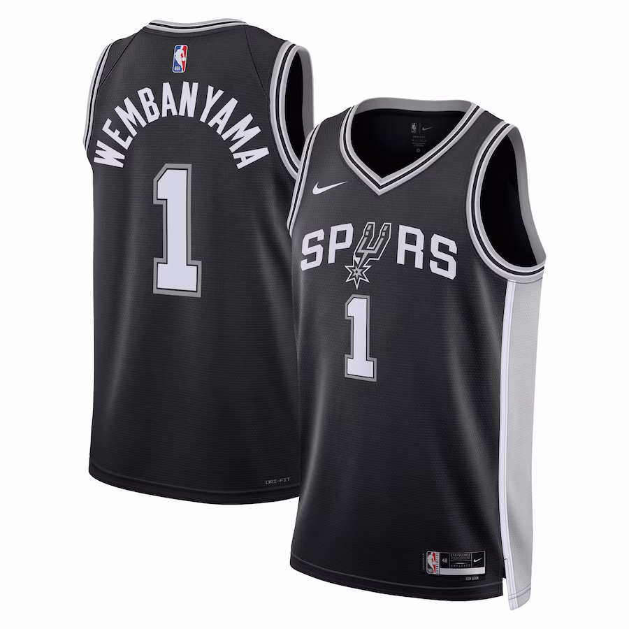 Canotta Victor Wembanyama San Antonio Spurs 2023 NBA Draft First Round Pick - Unisex