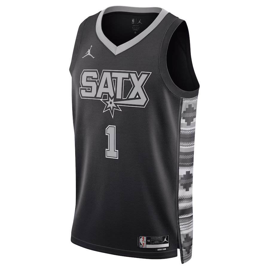 Maillot Victor Wembanyama San Antonio Spurs Statement Edition - Unisexe