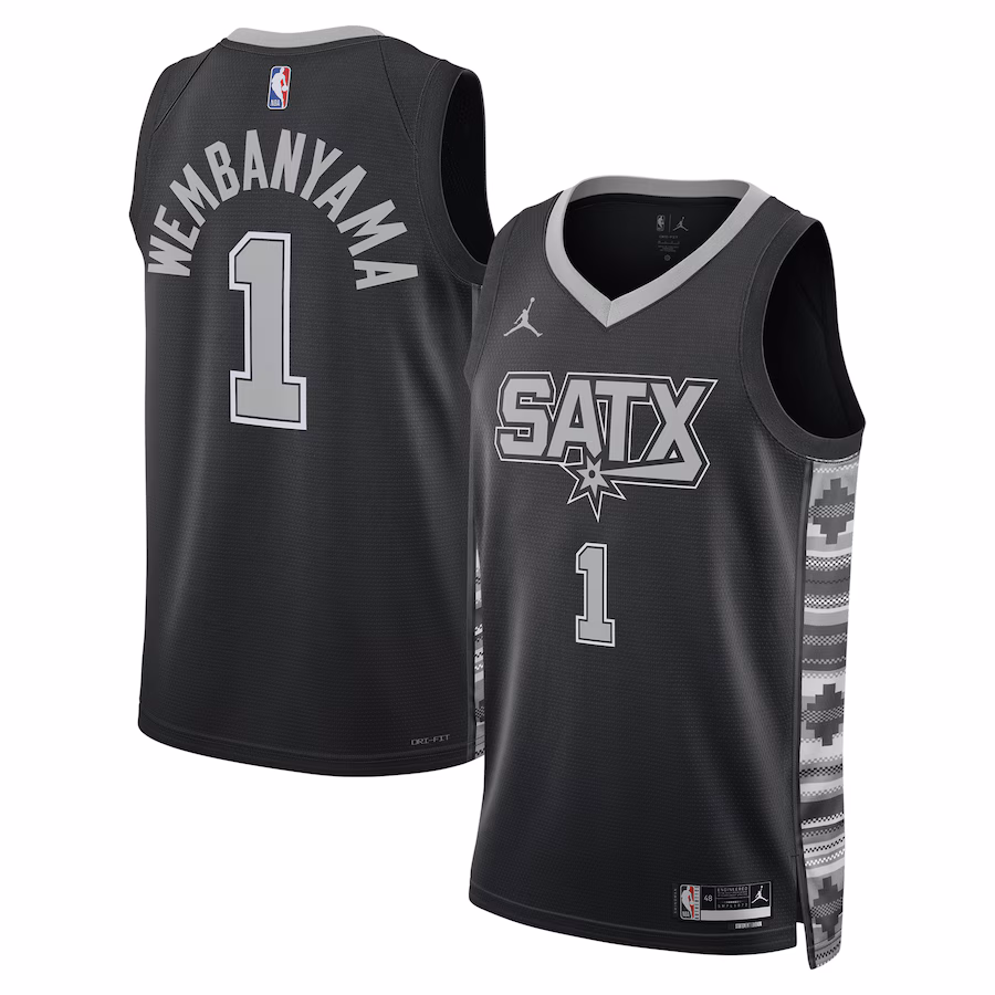 Camiseta Victor Wembanyama San Antonio Spurs Statement Edition - Unisex